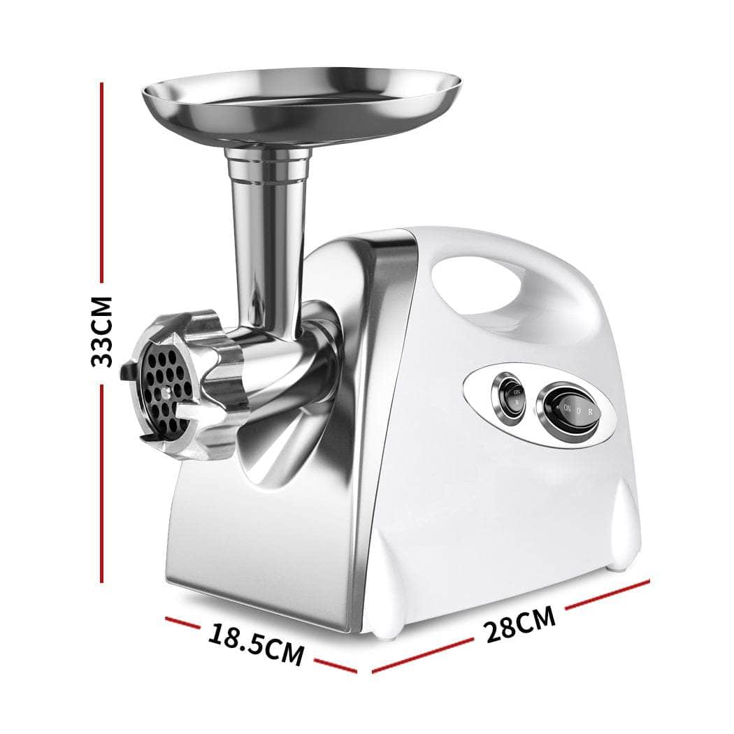 800W Electric Meat Grinder Mincer Sausage White | 800W