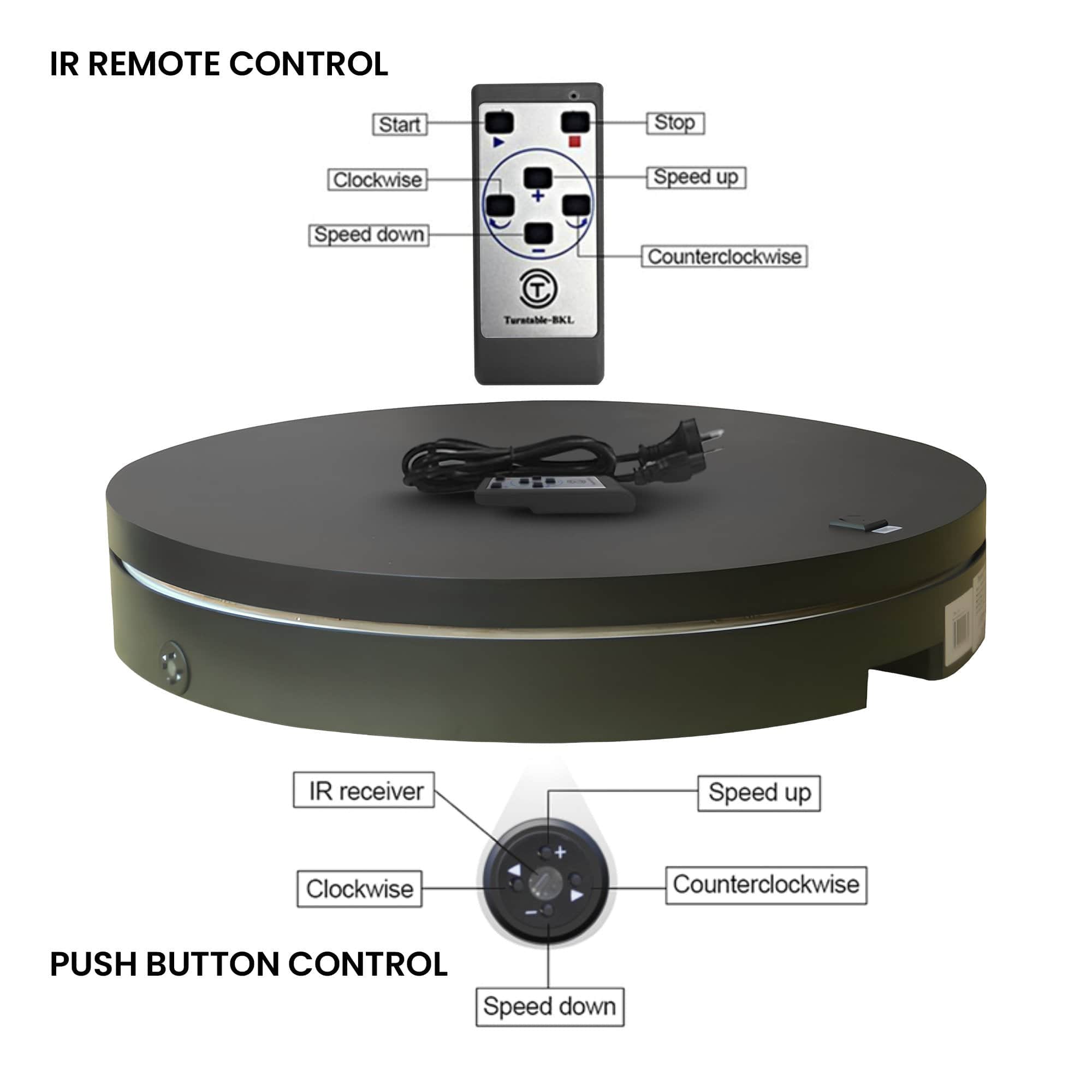 80cm 200kg Electric Rotating Display Turntable