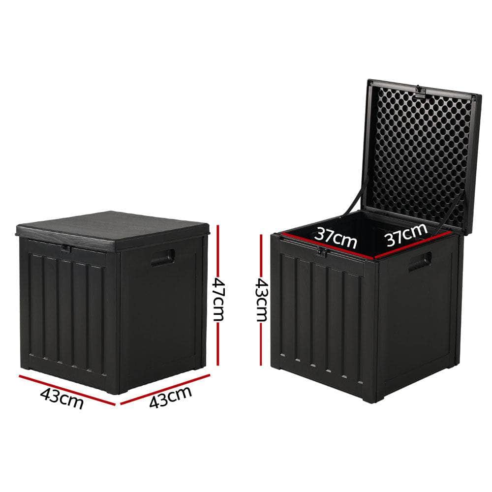 80L Outdoor Storage Box Toy Tool Shed