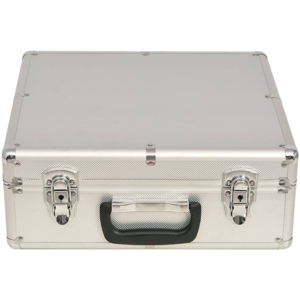 Combine Poker/Blackjack Set with 600 Laser Chips Aluminium, Poker Chips & Sets