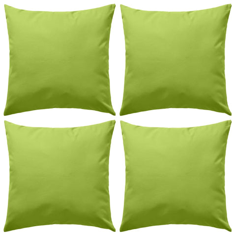 Outdoor Pillows 4 pcs (Apple Green)