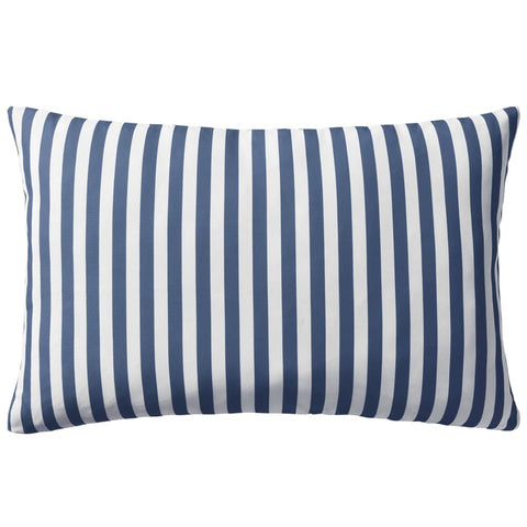 Outdoor Pillows 2 pcs Stripe Print Navy