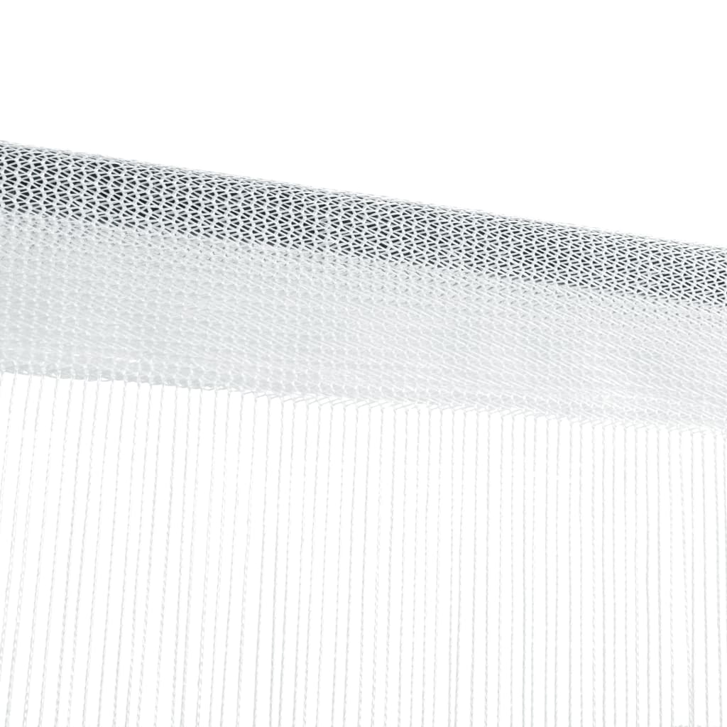 String Curtains 2 pcs (White)