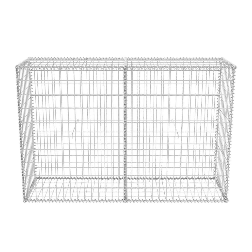 Gabion Basket Galvanised Steel  (Silver)
