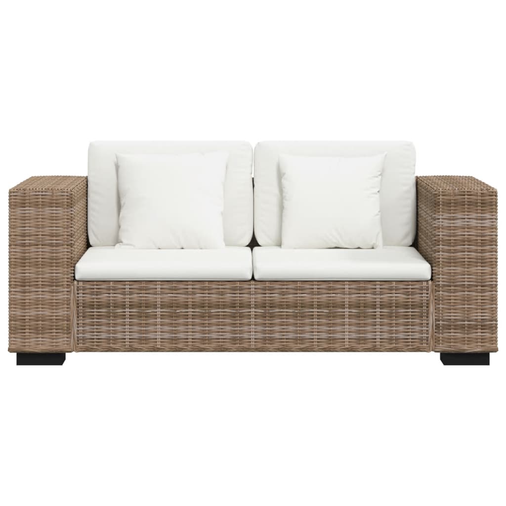 Seven Piece 2-Seater Sofa Set Real Rattan