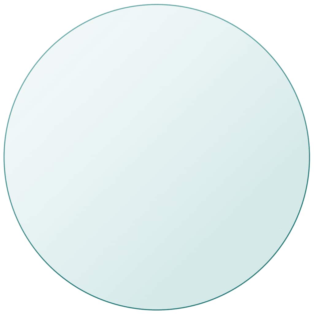 800 Mm - Table Top Tempered Glass Round 800 mm