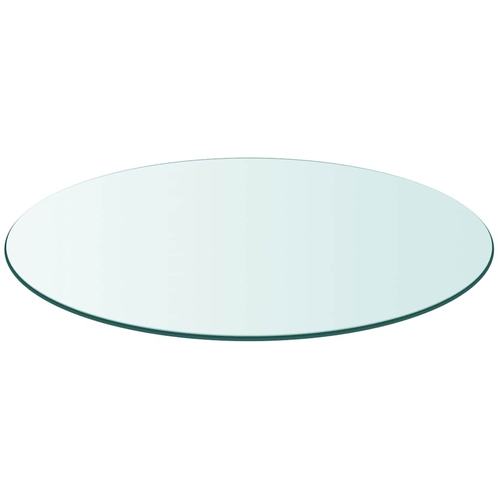Table Top Tempered Glass Round 800 mm | Glass finish