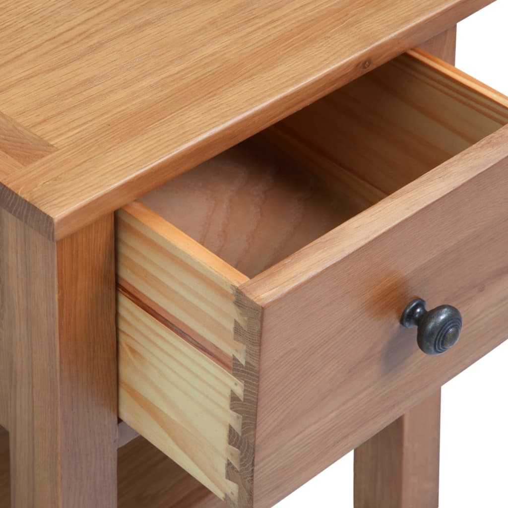 Nightstand Solid Oak Wood