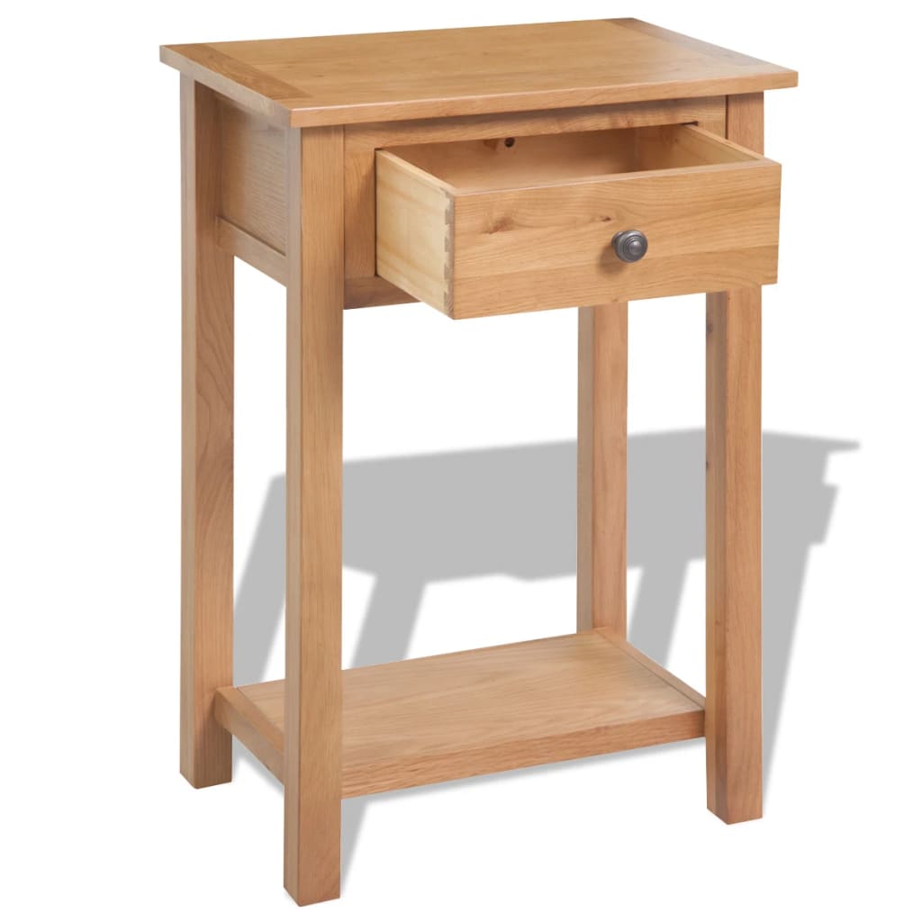 Console Table  Solid Oak Wood