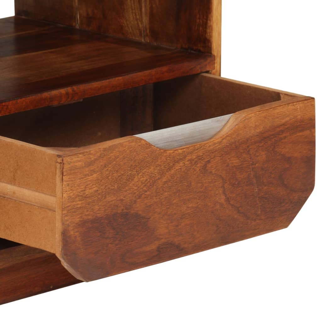 Nightstand with Drawer Solid Sheesham Wood