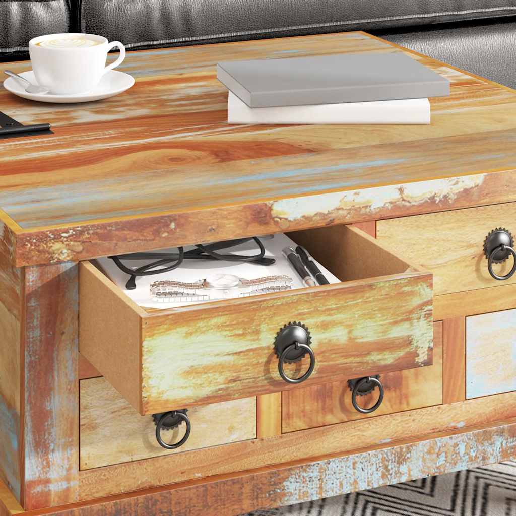 Reclaimed Wood Coffee Table 70x70cm
