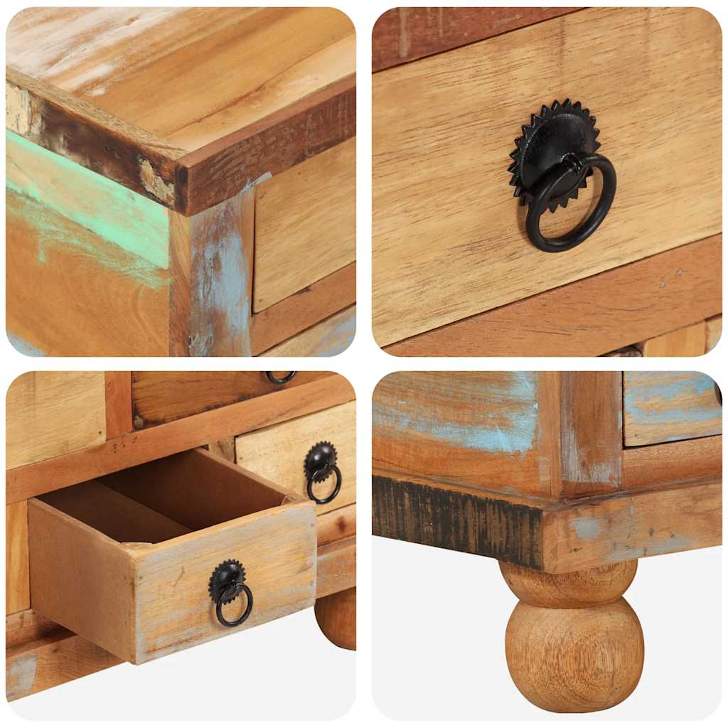 Reclaimed Wood Coffee Table 70x70cm
