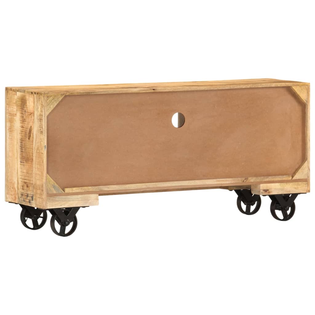 Tv Cabinet Mango Wood Industrial 120x30x50cm