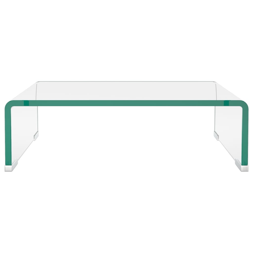 TV Stand/Monitor - Riser Glass Clear