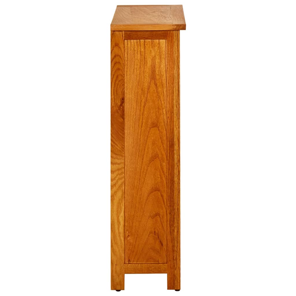 3-Tier Bookcase  Solid Oak Wood
