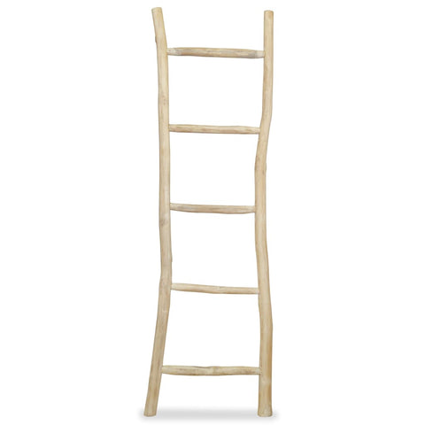 Towel Ladder with 5 Rungs Teak Natural