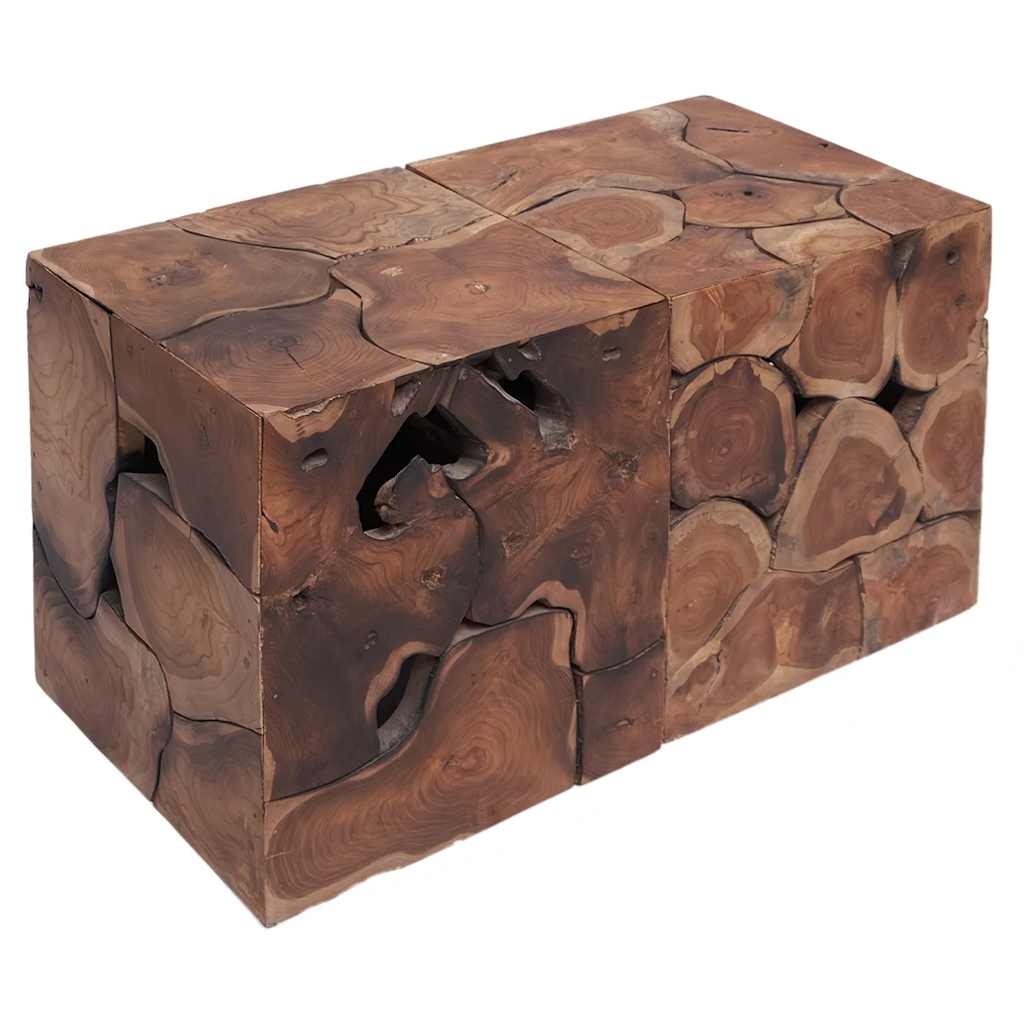 Stools 2 pcs Solid Teak