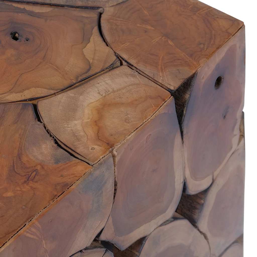 Stools 2 pcs Solid Teak