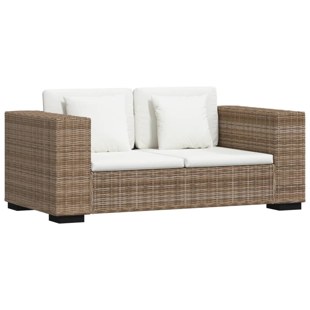 2-Seater and 3-Seater Sofa Set Real Rattan