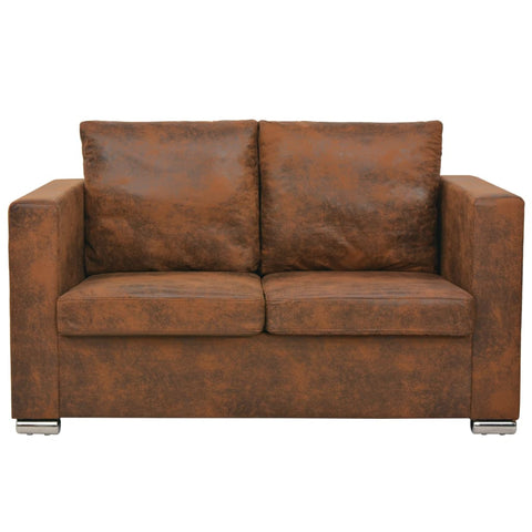 2-Seater Sofa  Artificial Suede Leather