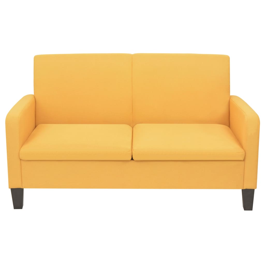 2-Seater Sofa Yellow
