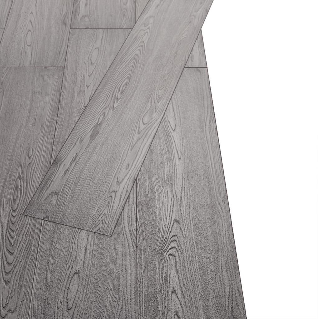 PVC Flooring Planks 5.26 mÂ² 2 mm Dark Grey