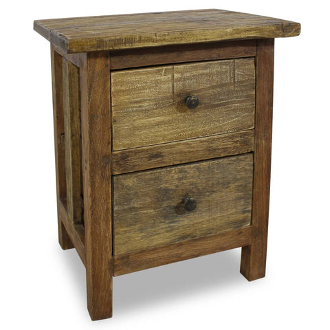 Nightstand Solid Reclaimed Wood