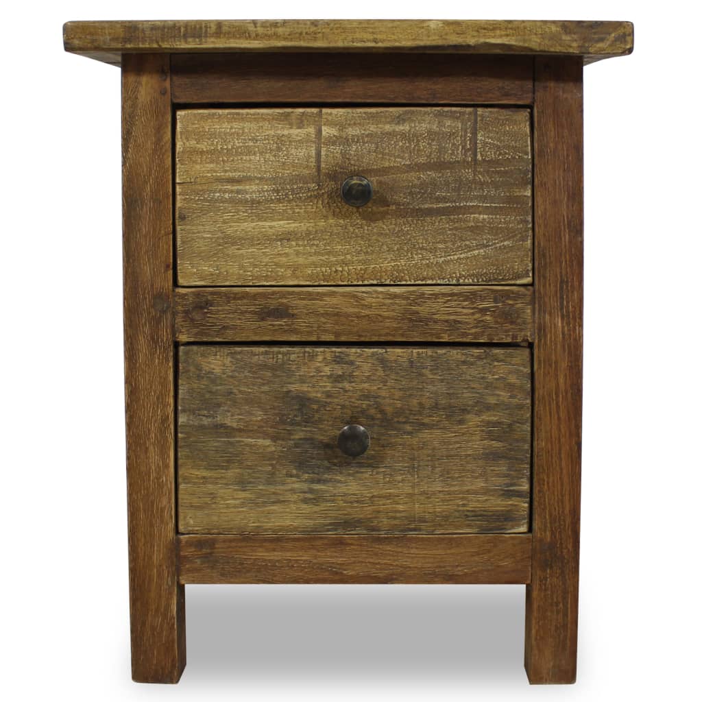 Nightstand Solid Reclaimed Wood