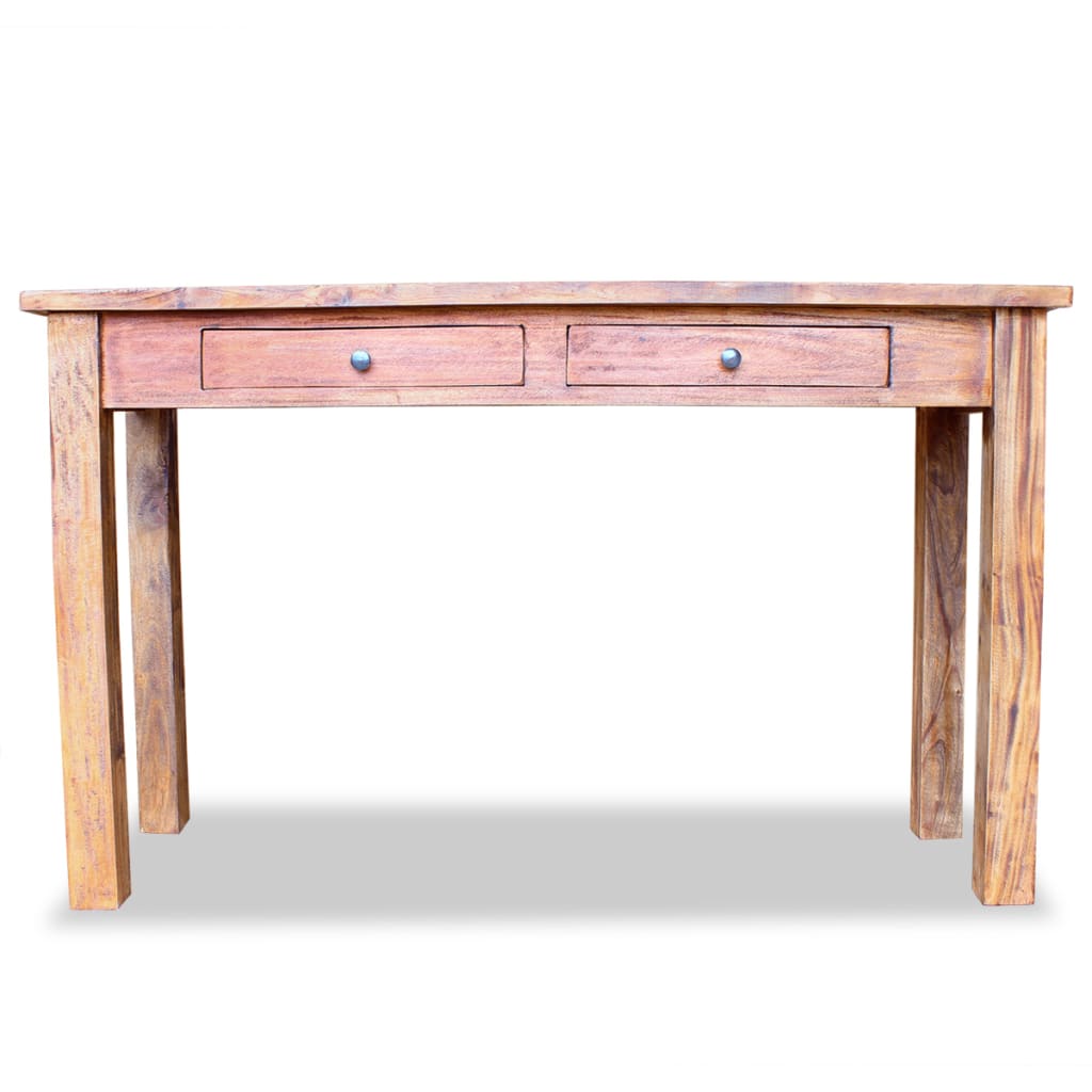 Console Table-Solid Reclaimed Wood