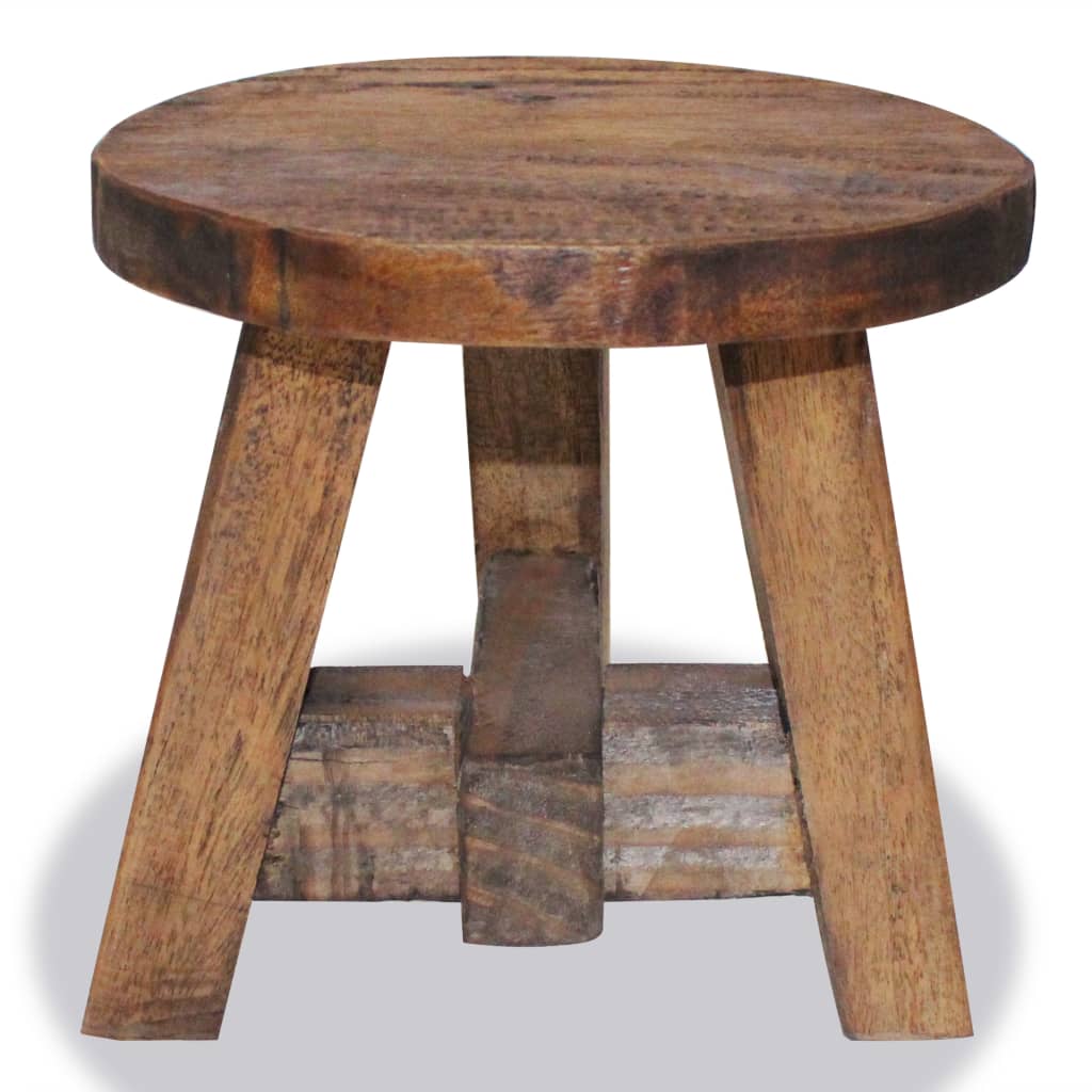Stool Solid Reclaimed Wood
