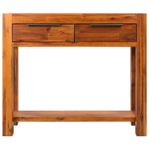 Console Table Durable Solid Acacia Wood