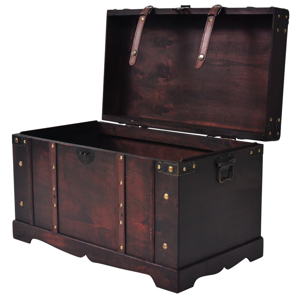 Storage Chests - Vintage Treasure Chest Wood
