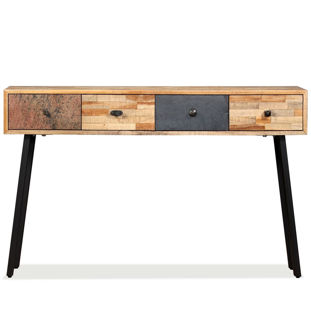Console Table Solid Reclaimed Teak Wood