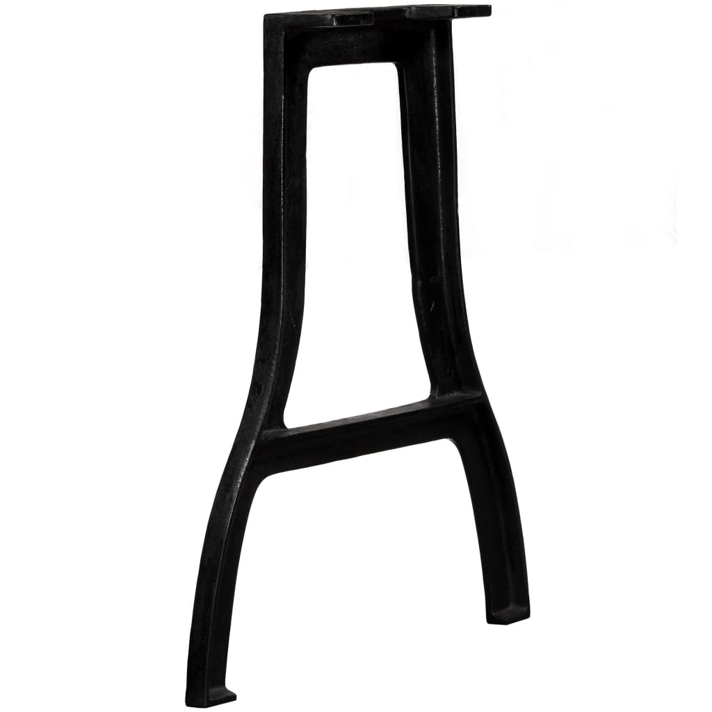 Dining Table Legs 2 pcs A-Frame Cast Iron