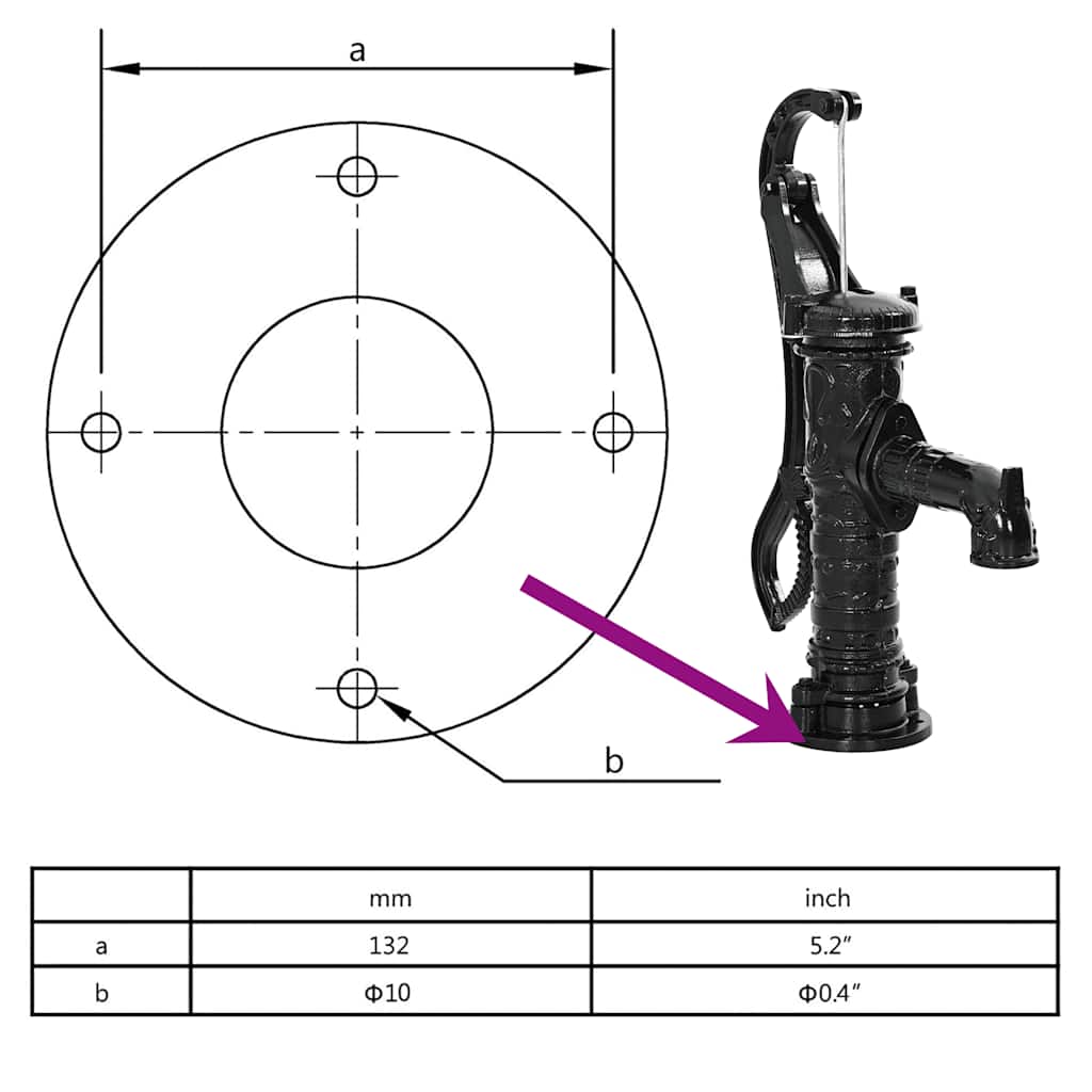 Garden Hand Water Pump Cast Iron - Well Pumps & Systems - photo 9