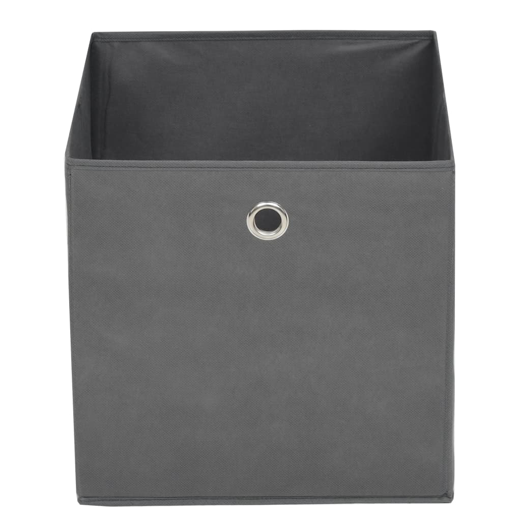 Storage Boes 10 pcs Non-woven Fabric Grey
