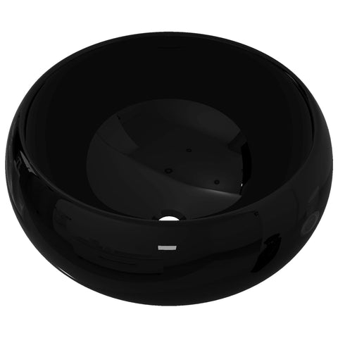 Basin Ceramic Round - Black