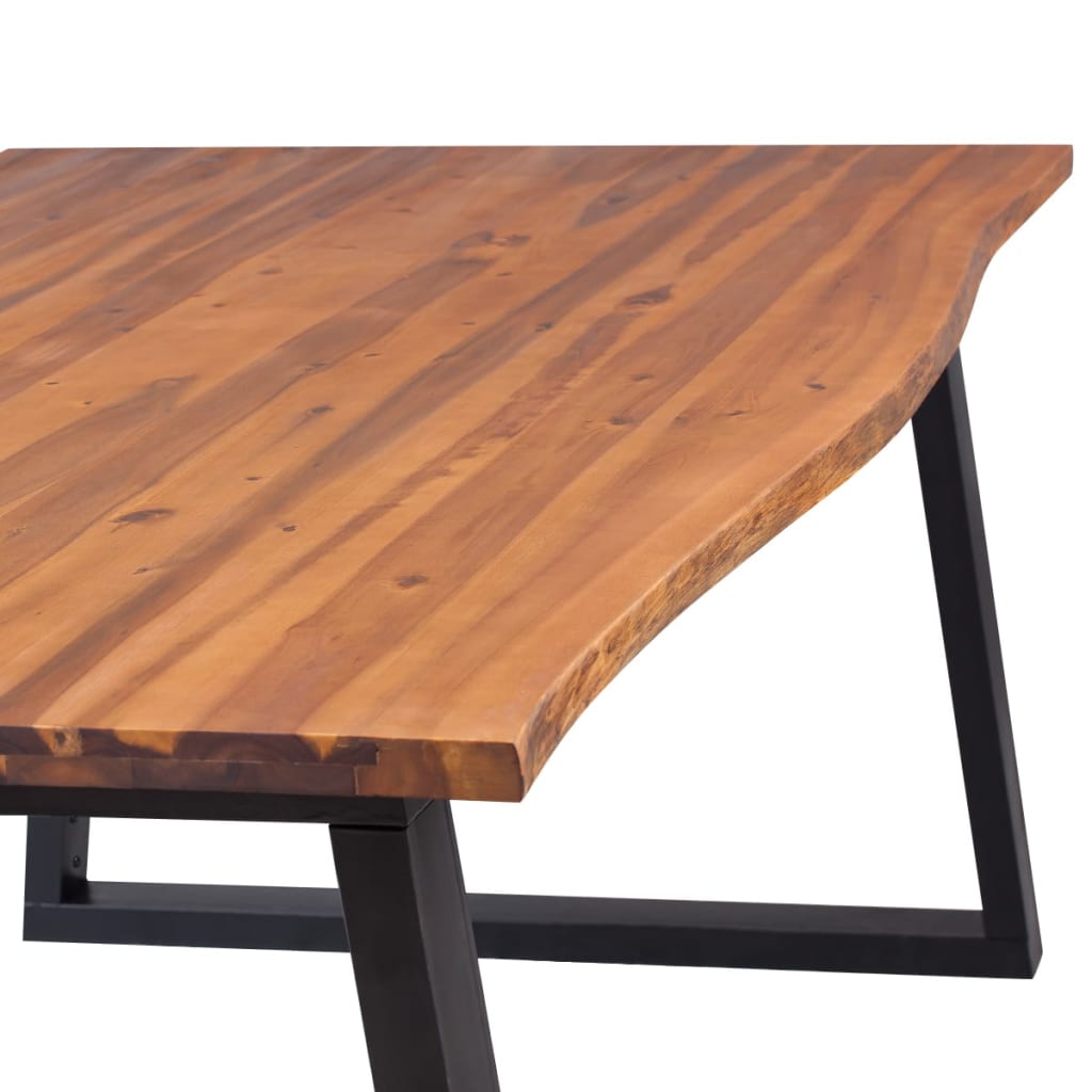 Dining Table industrial Solid Acacia Wood