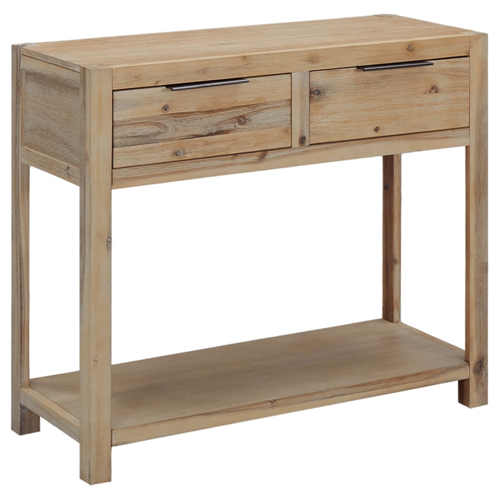 Console Table Solid Acacia Wood 82x33x73cm