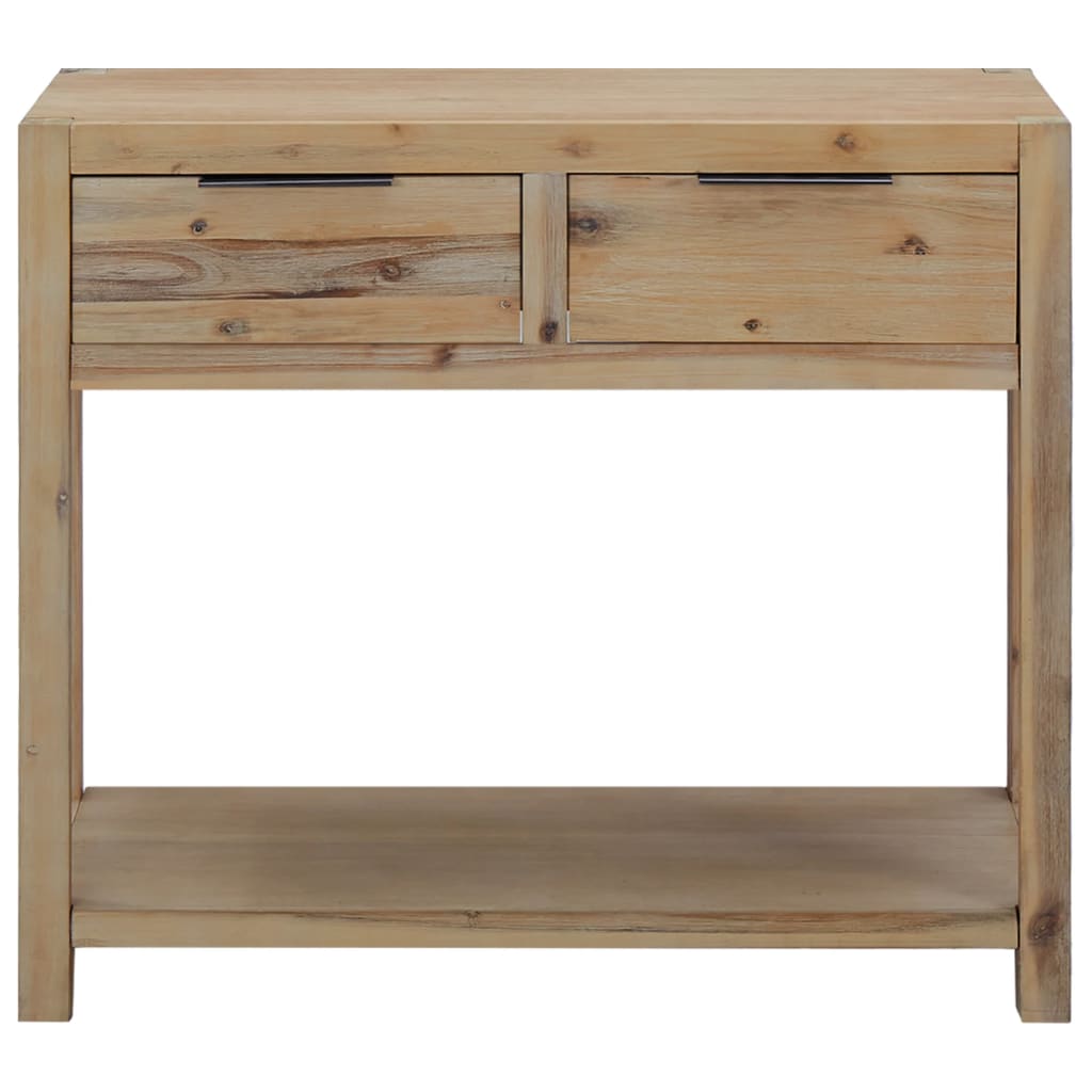 Console Table Solid Acacia Wood 82x33x73cm