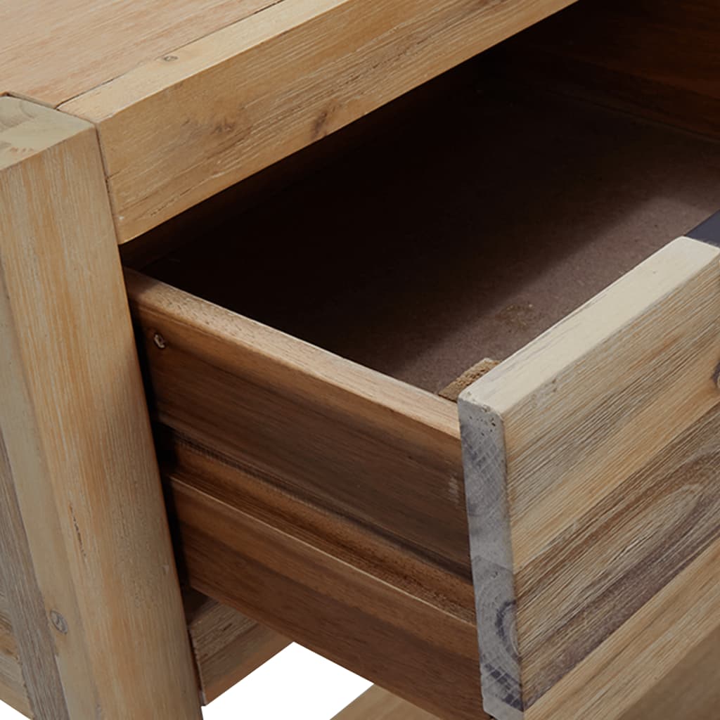 Console Table Solid Acacia Wood 82x33x73cm