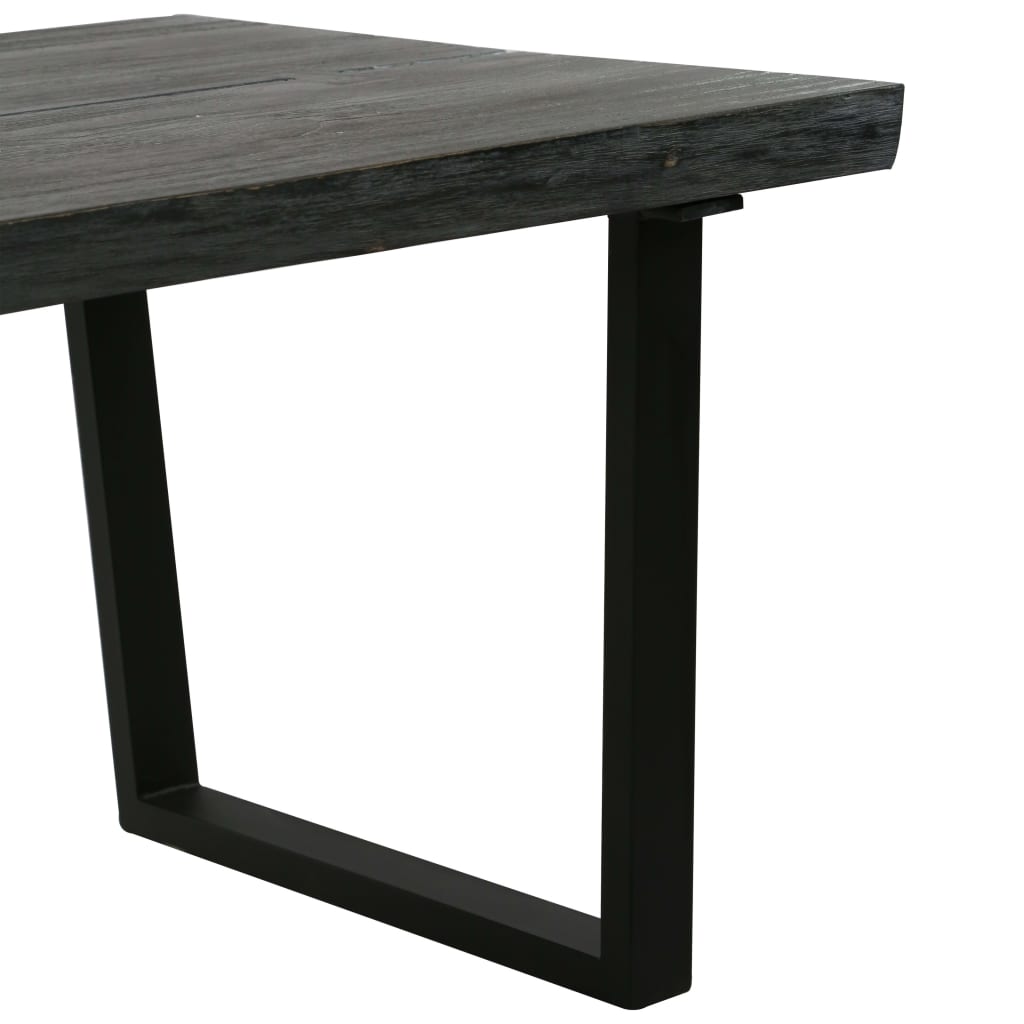 Coffee Table Solid Mindi Wood Grey