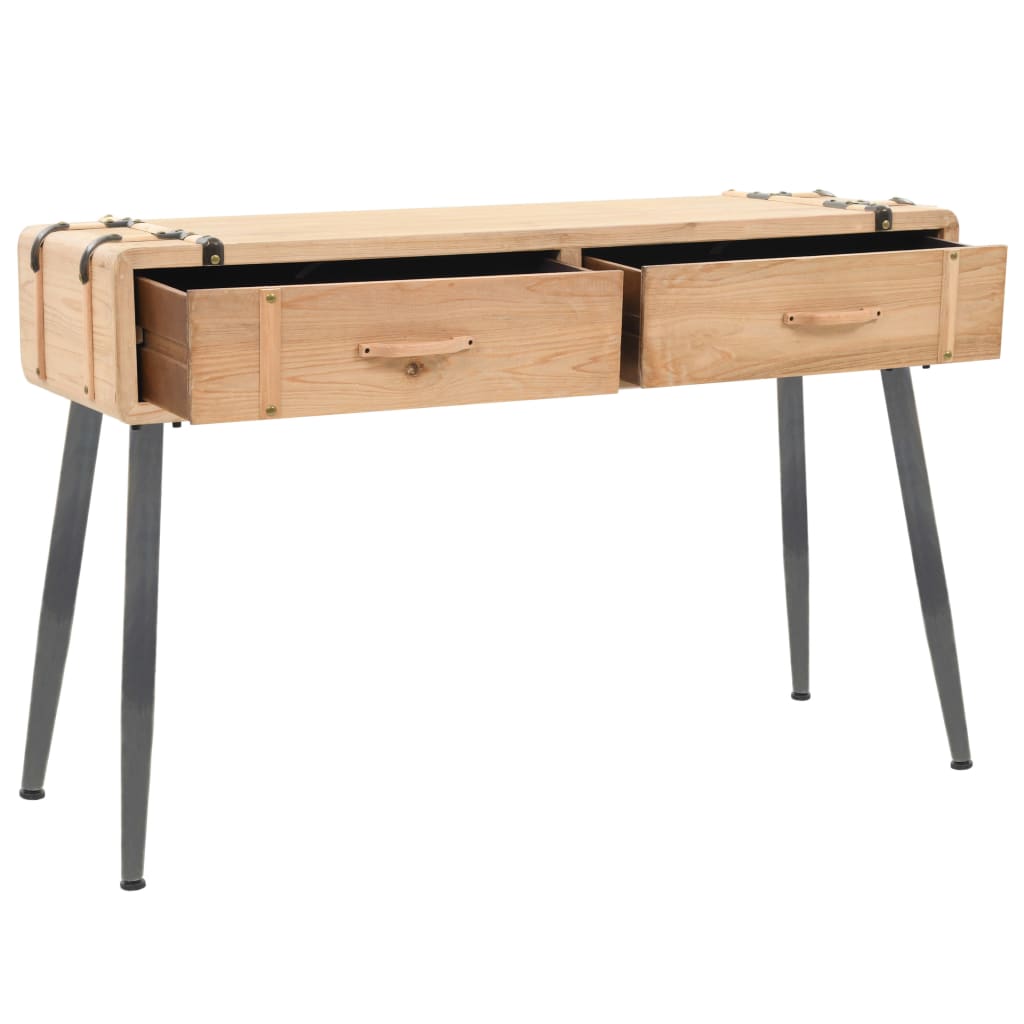 Console Table Durable Solid Fir Wood
