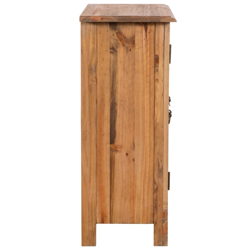 Bathroom Side Cabinet Solid Recycled Pinewood