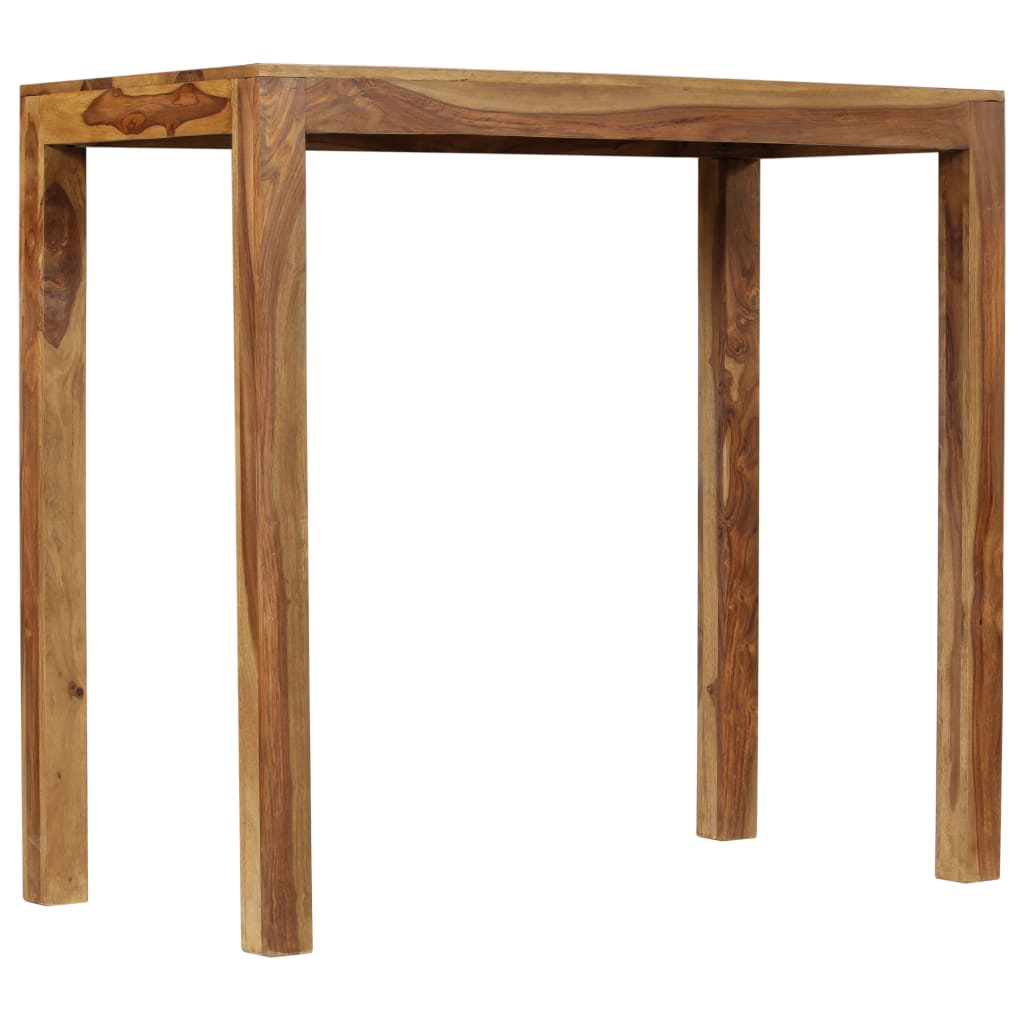 Bar Table Sanded Solid Sheesham Wood