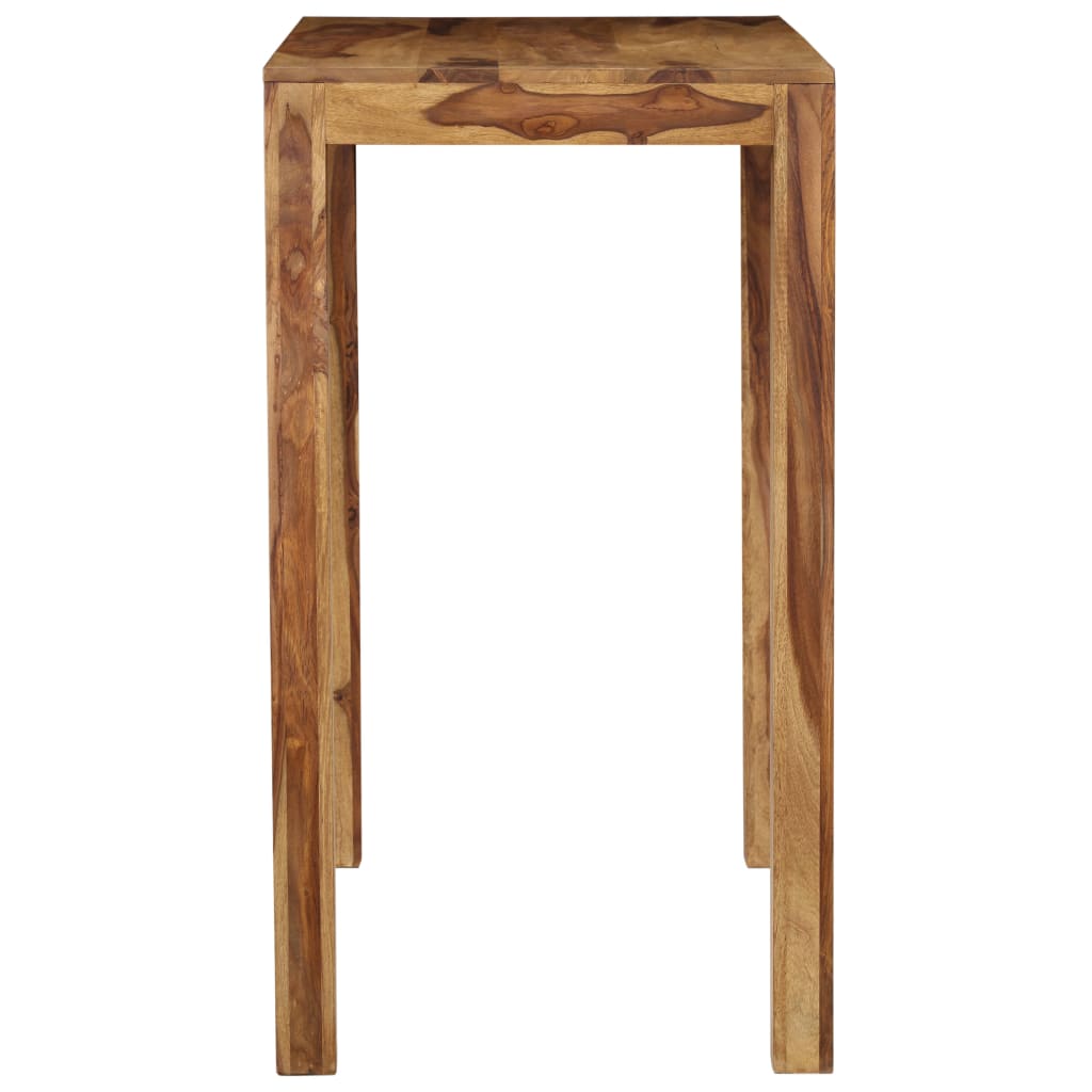Bar Table Sanded Solid Sheesham Wood
