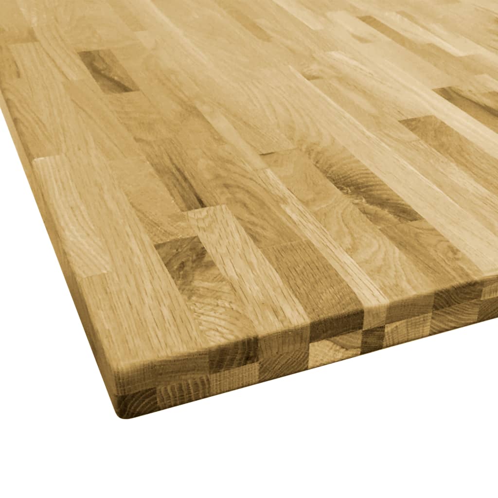 Solid Oak Wood Square Table Top 44 mm