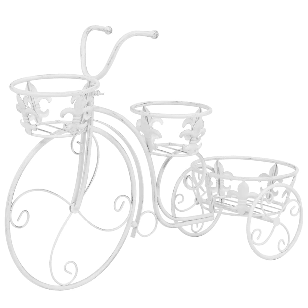 Plant Stand Bicycle Shape Vintage Style Metal