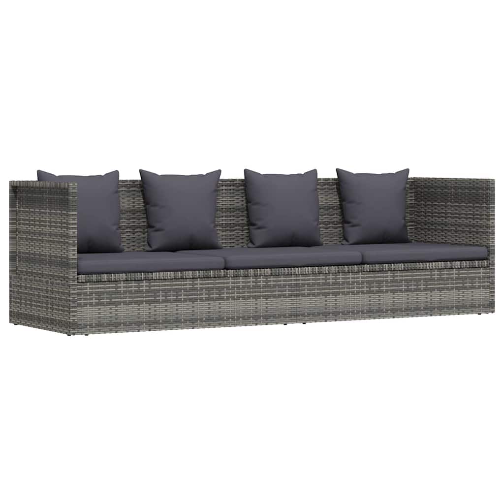 Durable Garden Bed Grey 200x60 cm Daily Living Essential Boho