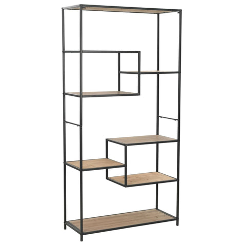 Bookcase Solid Firwood and Steel